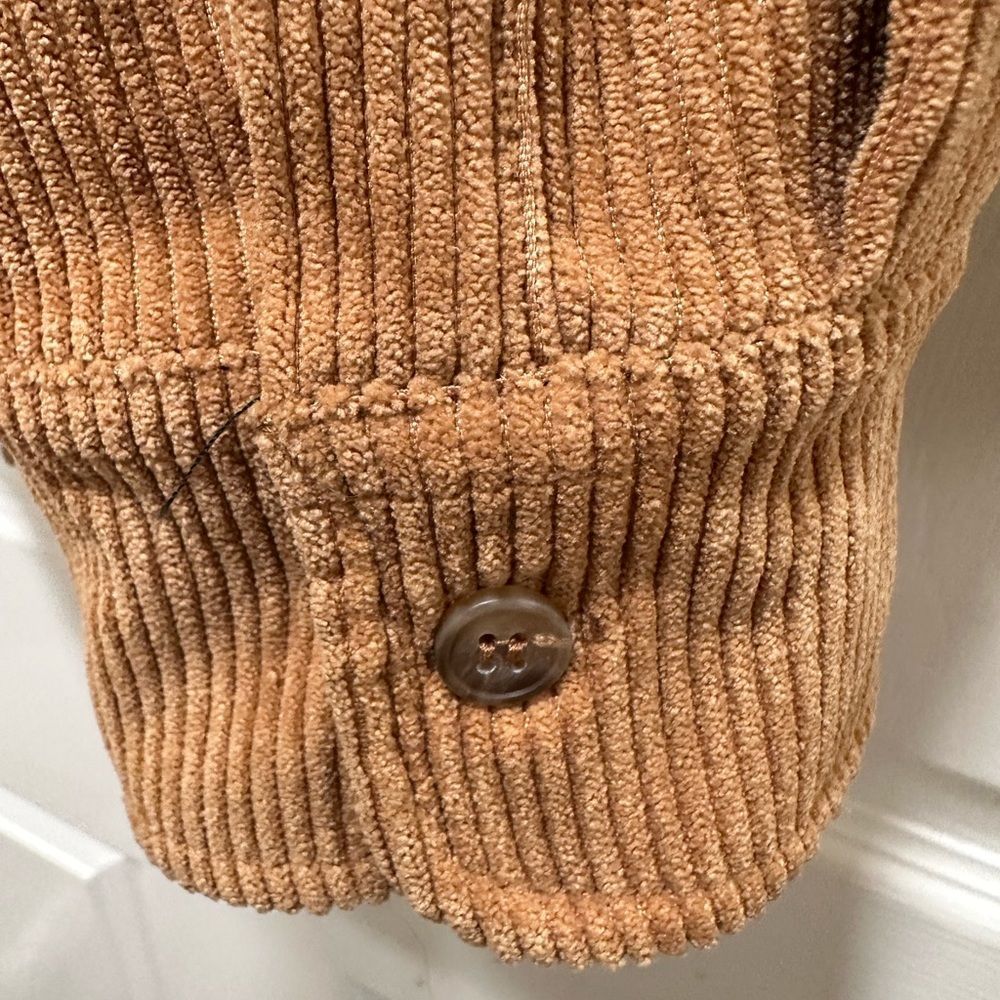 Corduroy Button Down Shacket - Picture 5 of 8